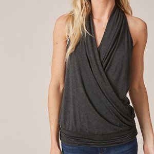 Amour Vert- Agnes Halter Tank - M / Anthracite